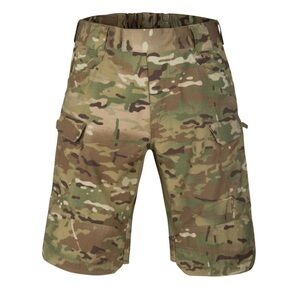 Helikon Tex Tactical Military Cargo UTS 11 Shorts Green Camo Size 32 Like New